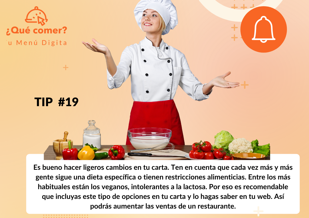 Tip # 19 - Platillos especiales para personas especiales