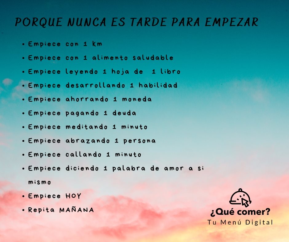 Empieza hoy - Repite mañana